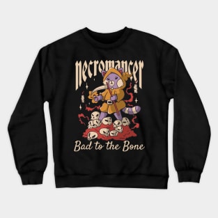 Kawaii Necromancer Bad to the Bone Crewneck Sweatshirt